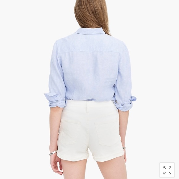 NWT J. Crew Denim High Rise Button Fly Shorts - Picture 5 of 10